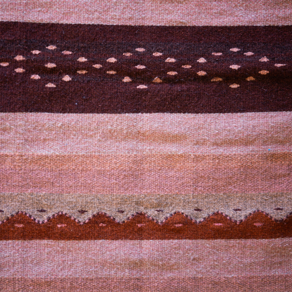 Close up of Oaxacan design stripes.